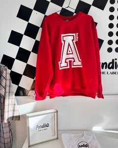 Andie The Label Red Jumper