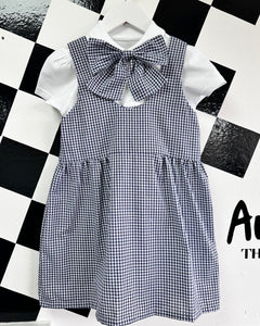 School Gingham Pinafore (other colours/fabric available)