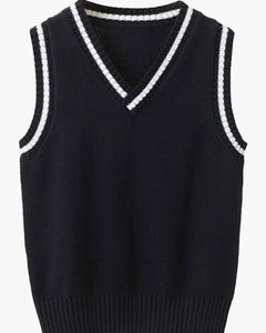 School Knitted Vest (3-12yrs)