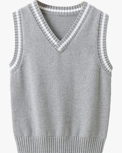 School Knitted Vest (3-12yrs)