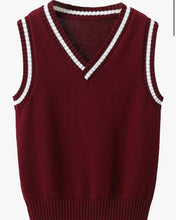 School Knitted Vest (3-12yrs)