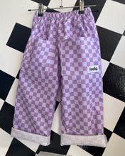 Lilac Checkerboard Trousers (2-14yrs)