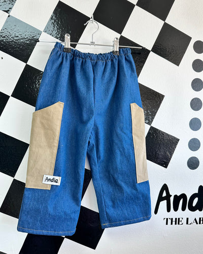 Denim Cropped Trousers (2-14yrs)