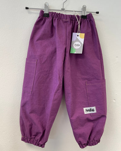 Kids purple Cargo Trousers