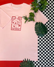 Adult Pink Tarot T-shirt: The Lovers