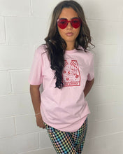 Adult Pink Tarot T-shirt: The Lovers